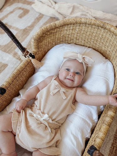 Waffle Set - Cream - Flower Girl Dress - Aylu Bebe