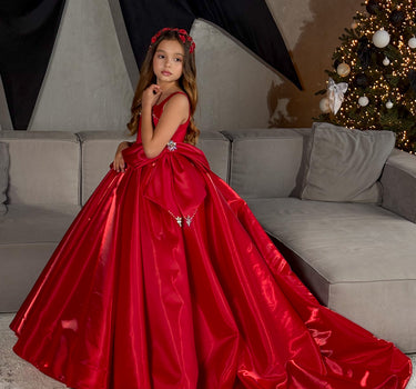 Ruby Enchantress Couture Gown - AB3818 Made To Order