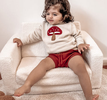 Ari Knit Bloomers - Burnt Orange