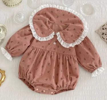 Ayla Romper - Burnt Orange