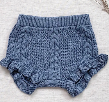 Alice Knit Bloomers - Blue