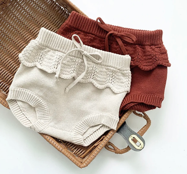 Ari Knit Bloomers - Burnt Orange