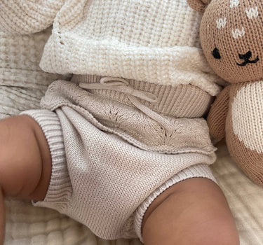 Ari Knit Bloomers - Beige