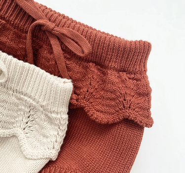 Ari Knit Bloomers - Burnt Orange