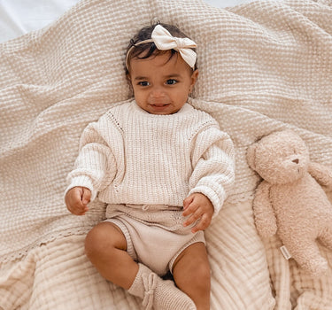 Ari Knit Bloomers - Beige