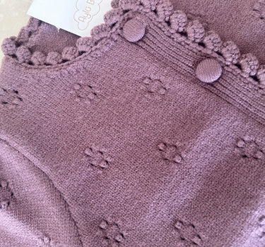 Mira knit cardigan - Purple