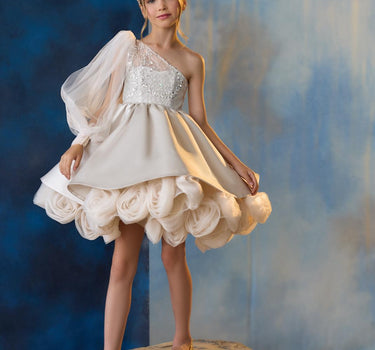 Enchanted Rosette Couture Dress AB3723 - Made to Order