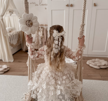 Enchanted Dress matching hair clip