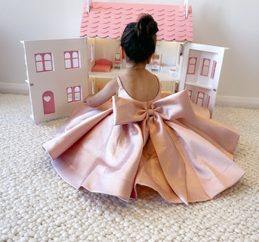 Majestic Mikado Dress (Pink) - Made to Order
