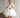 Dahlia Blossom Dress – White Sequin Flower Girl & Party Dress - Made to order