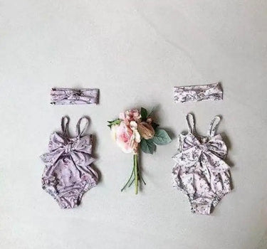 Floral swimsuit set