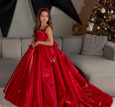 Ruby Enchantress Couture Gown - AB3818 Made To Order