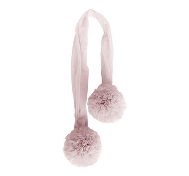 Spinkie Baby Dreamy Canopy + 1 Pom Garland + 1 Mini pom garland set - Pale Rose