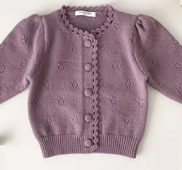 Mira knit cardigan - Purple