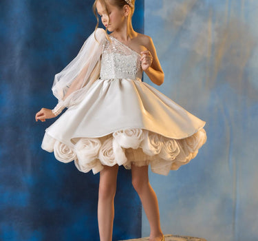 Enchanted Rosette Couture Dress AB3723 - Made to Order