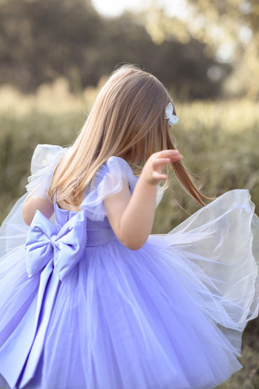 Alara Dress - Lilac - Flower Girl Dress - Aylu Bebe