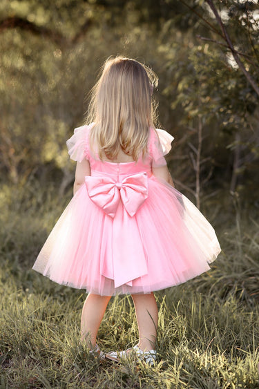 Alara Dress - Pink - Flower Girl Dress - Aylu Bebe