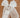 Amara Hair Clip - White - Flower Girl Dress - Aylu Bebe