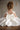 Amélie Pearl Mikado dress Knee-Length Ivory Flower Girl Dress with Bow - Flower Girl Dress- Aylu Bebe