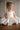 Amélie Pearl Mikado dress Knee-Length Ivory Flower Girl Dress with Bow - Flower Girl Dress- Aylu Bebe