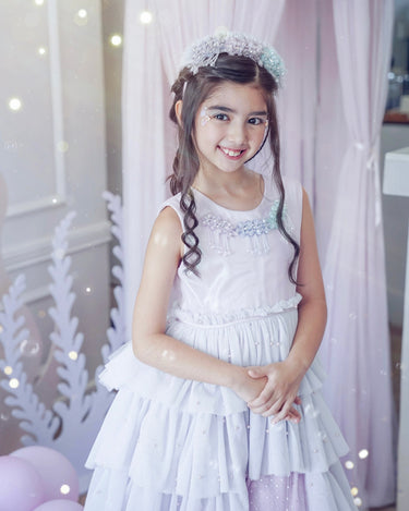 Aqua Princess Dress - Spinkie - Flower Girl Dress - Aylu Bebe