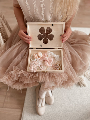 Aura Dress - Neutral - Flower Girl Dress - Aylu Bebe