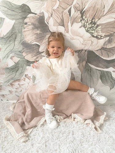 Ava Princess Romper - Flower Girl Dress - Aylu Bebe