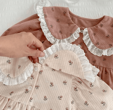 Ayla Romper - Burnt Orange - Flower Girl Dress - Aylu Bebe