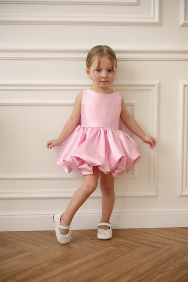 Bella Bow Mikado Flower Girl Dress - Flower Girl Dress - Aylu Bebe