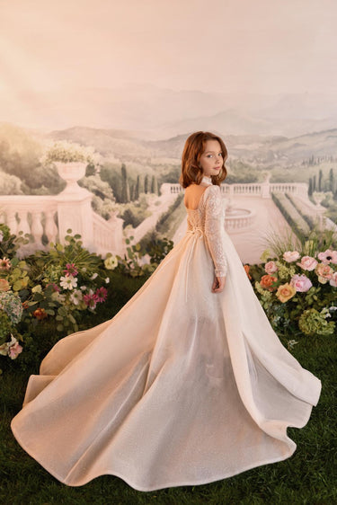 Belladore Lace Gown - AB3937 - Flower Girl Dress- Aylu Bebe