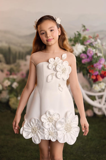 Bellarose Gown - AB3912 - Flower Girl Dress- Aylu Bebe