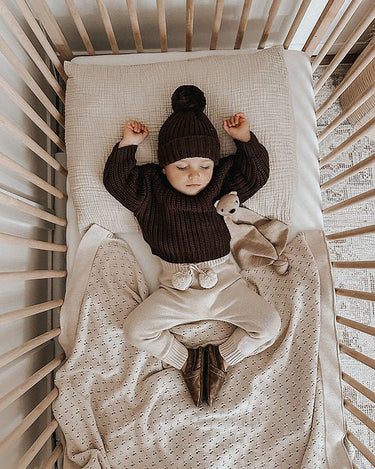 Charlie Chunky Knit Sweater - Flower Girl Dress - Aylu Bebe