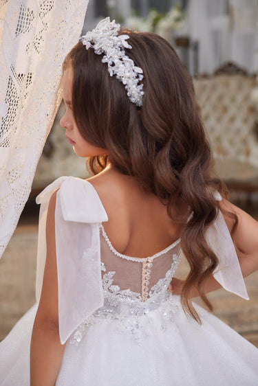 Elara Dress AB3617 - Made to Order - Flower Girl Dress - Aylu Bebe