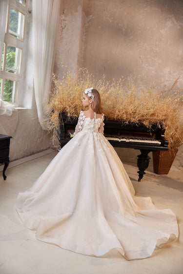 Élodie Fleur Gown AB3619 | Made to order - Flower Girl Dress - Aylu Bebe