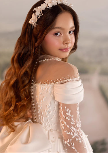 Evelisse Gown - AB3916 - Flower Girl Dress- Aylu Bebe