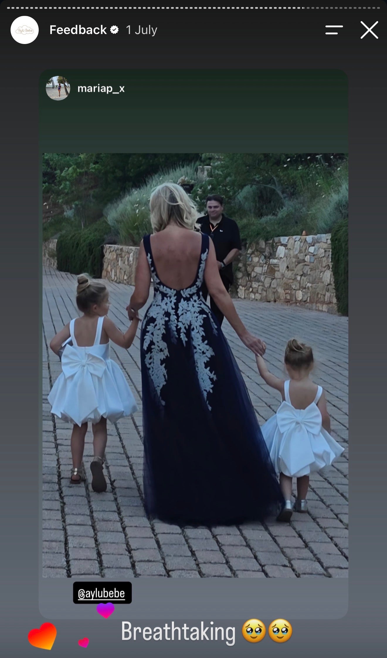 Aylu Bebe customer photo and feedback