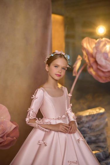 Fleur de Lune Handmade Headpiece - Flower Girl Dress - Aylu Bebe