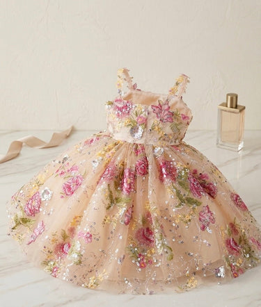 Flora Royale Dress – Made to Order - Flower Girl Dress- Aylu Bebe