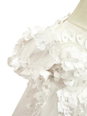 Florence by Mimi Miya couture - Ivory - Flower Girl Dress - Aylu Bebe