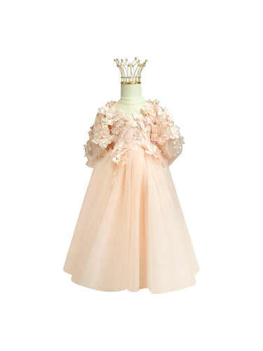 Florence by Mimi Miya couture - Pink - Flower Girl Dress - Aylu Bebe