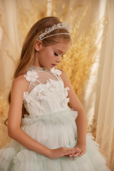 Handmade Head piece AB91 - Flower Girl Dress - Aylu Bebe