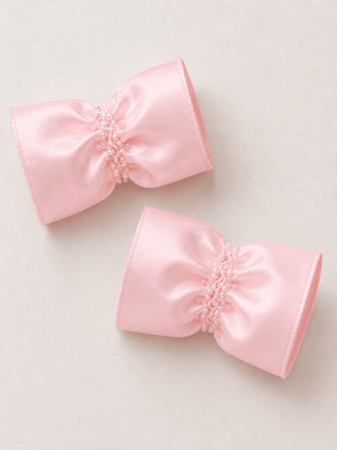 Handmade Pearl cuffs - Flower Girl Dress- Aylu Bebe