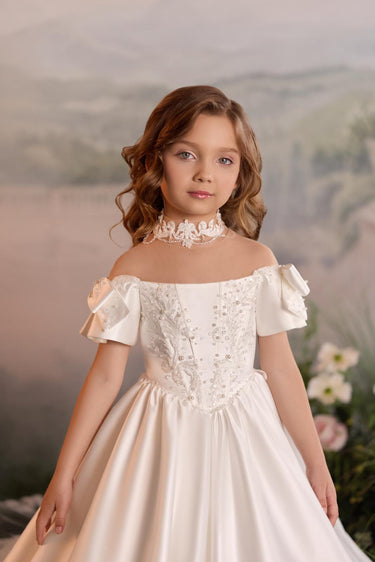 Isabeau Gown - AB3911 - Flower Girl Dress- Aylu Bebe