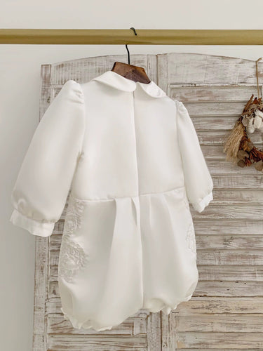 Lorenzo Heirloom Christening Set for Boys (Baptism Outfit) – Made to Order (AB025) - Flower Girl Dress - Aylu Bebe