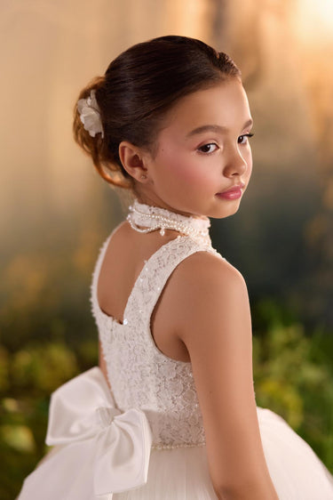 Lucienne Pearl Gown - AB3934 - Flower Girl Dress- Aylu Bebe