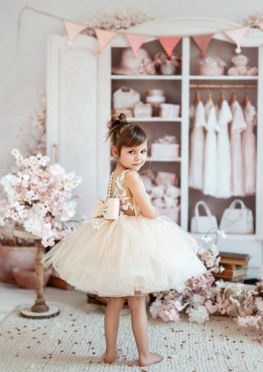 Lucy Dress - Made to Order - Flower Girl Dress- Aylu Bebe
