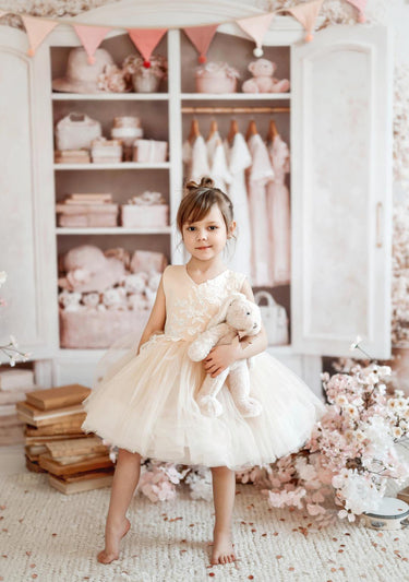 Lucy Dress - Made to Order - Flower Girl Dress- Aylu Bebe