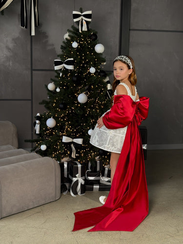 Lumière Royale Handmade Dress Christmas Edition - Made to Order - AB3806 - Flower Girl Dress - Aylu Bebe