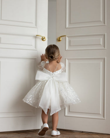Luna Sequin Flower Girl dress | Luxury Sequin Tulle | Aylu Bebe Luna Sequin Flower Girl dress | Luxury Sequin Tulle | Aylu Bebe