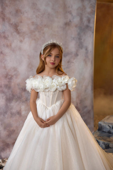 Maison de Fleur Handmade Gown | Made to order - Flower Girl Dress - Aylu Bebe